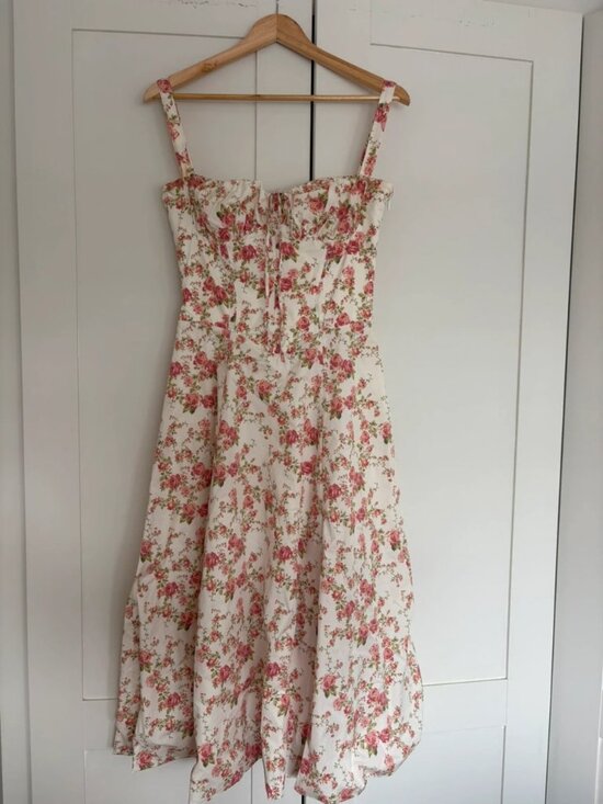 House of CB Dresses & Skirts - House of CB Carmen Floral Corset Midi Dress, Size M